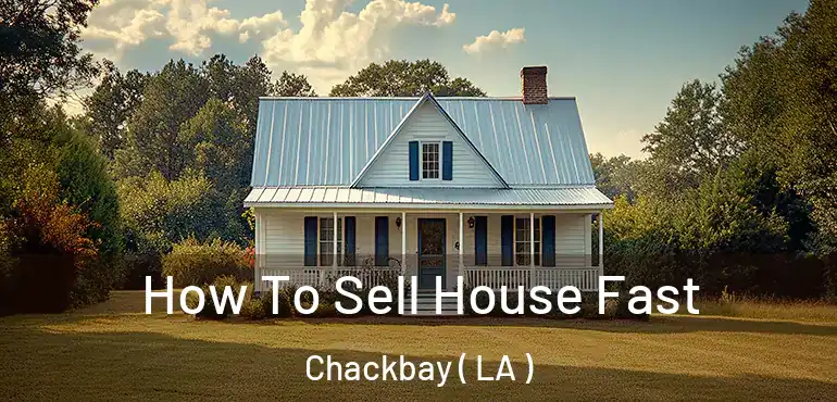  How To Sell House Fast Chackbay ( LA )