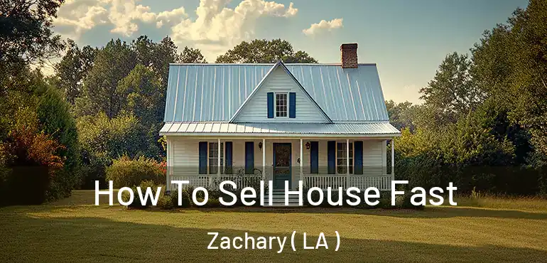  How To Sell House Fast Zachary ( LA )