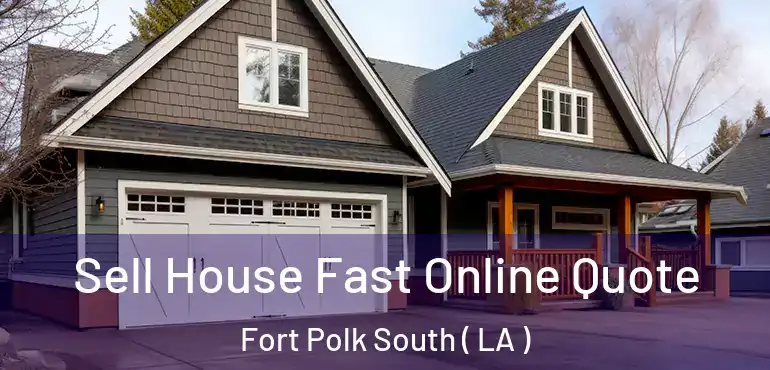  Sell House Fast Online Quote Fort Polk South ( LA )