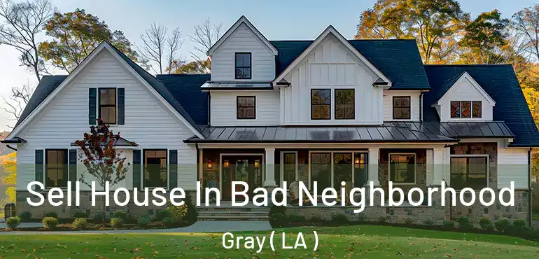  Sell House In Bad Neighborhood Gray ( LA )