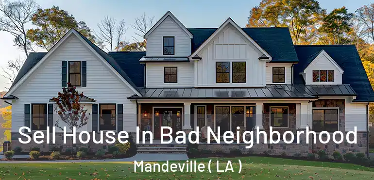  Sell House In Bad Neighborhood Mandeville ( LA )