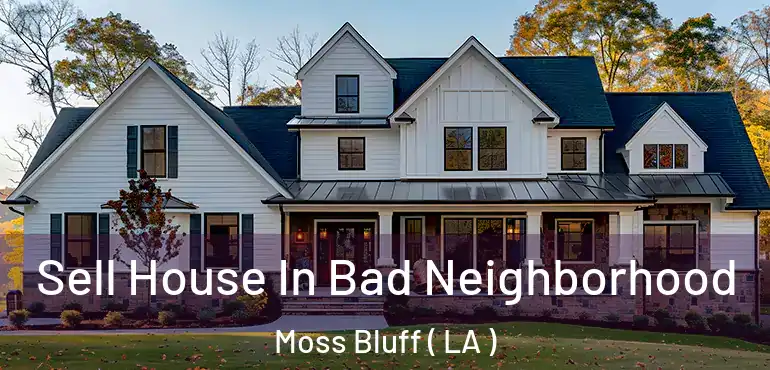  Sell House In Bad Neighborhood Moss Bluff ( LA )