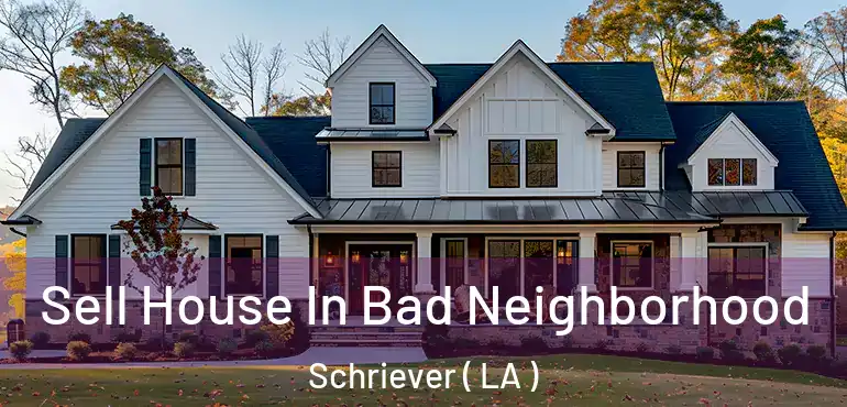  Sell House In Bad Neighborhood Schriever ( LA )