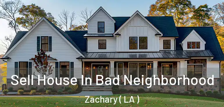  Sell House In Bad Neighborhood Zachary ( LA )