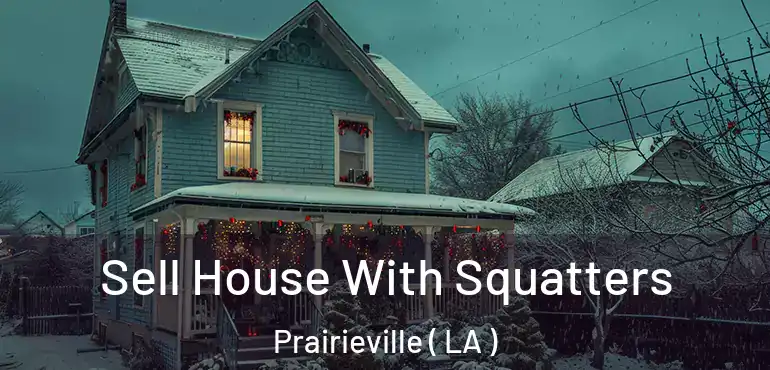  Sell House With Squatters Prairieville ( LA )