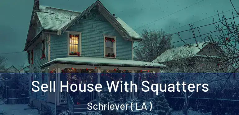  Sell House With Squatters Schriever ( LA )