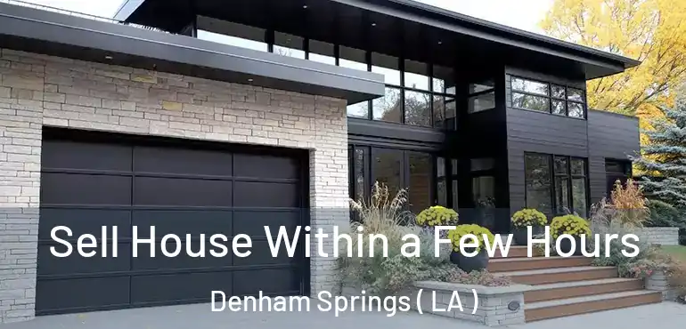  Sell House Within a Few Hours Denham Springs ( LA )
