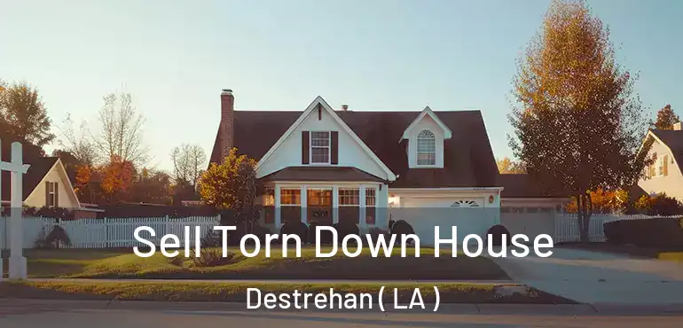  Sell Torn Down House Destrehan ( LA )