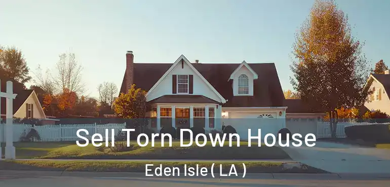  Sell Torn Down House Eden Isle ( LA )