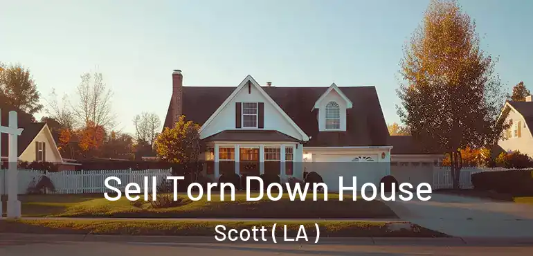  Sell Torn Down House Scott ( LA )