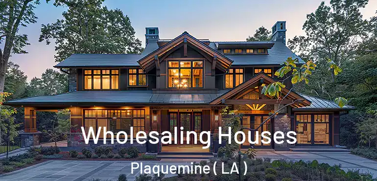  Wholesaling Houses Plaquemine ( LA )